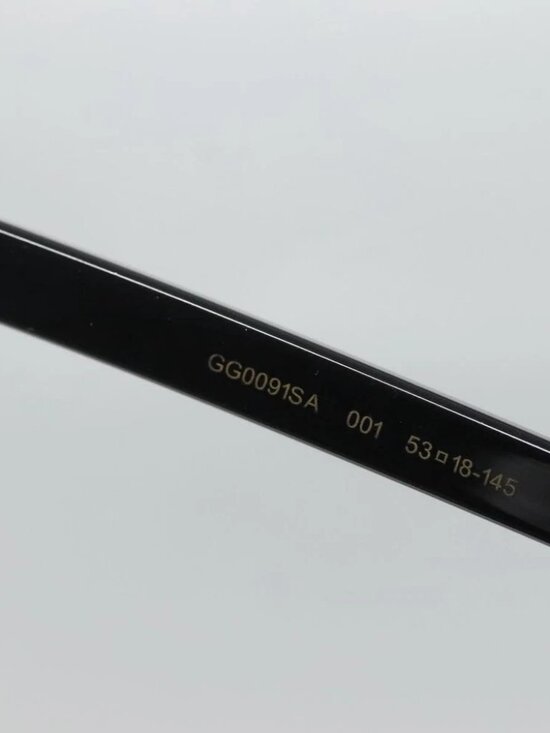 GUCCI Sunglasses plastic Black Auth am8482 main image 5